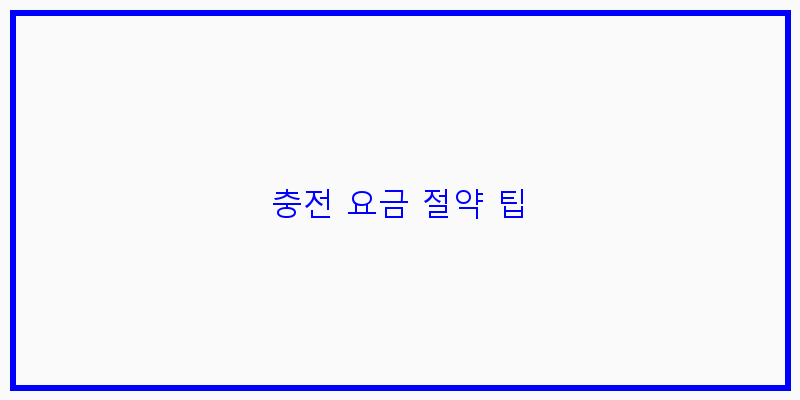 
  충전 요금 절약 팁
 이미지