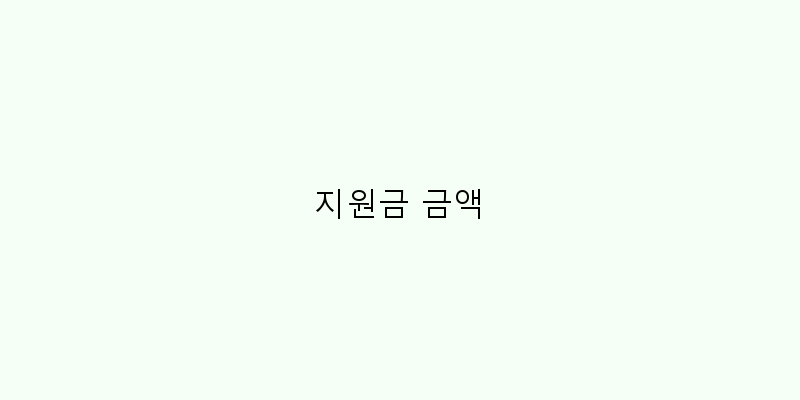 지원금 금액 이미지