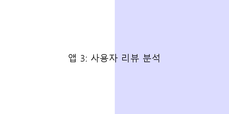 
  앱 3: 사용자 리뷰 분석
 이미지