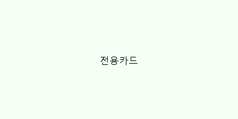 
  전용카드
 이미지