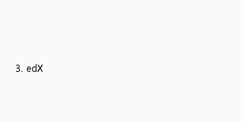 
  3. edX
 이미지