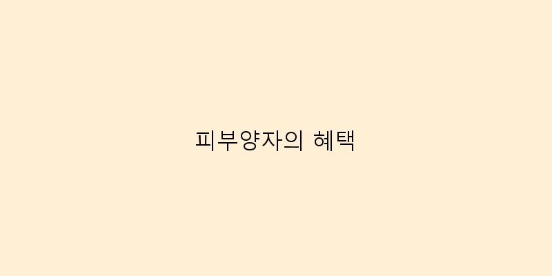 
  피부양자의 혜택
 이미지