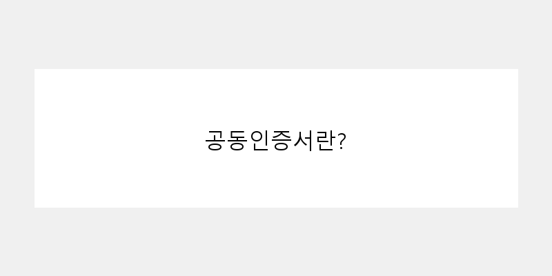 
  공동인증서란?
 이미지